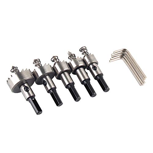 Kit de Brocas de Sierra de Agujero ELEOPTION 16-30mm 5 piezas miniatura 1
