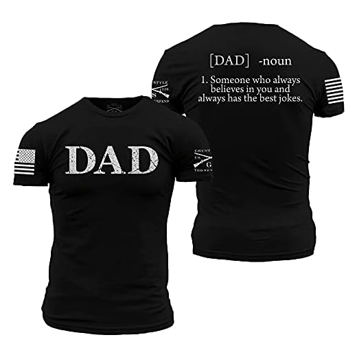 Grunt Style Dad Defined - Men's T-Shirt (Black, Large)