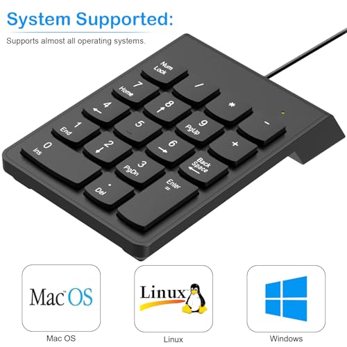 Noox NK895 Usb Numeric Keypad Numpad Portable Slim Mini 10 Key Number Pad Keyboard thumb #6