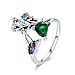 Produktbild Bijoux Damen Ring Schmetterling im Frühling Sterling-Silber 925 Zirkonia