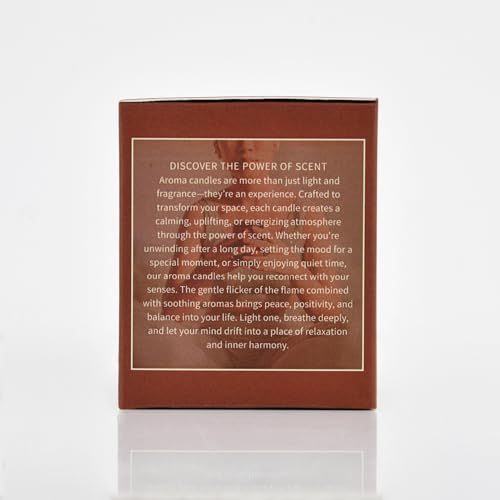 Image of Arxon Aromatherapy Soy Wax Scented Candle | Sleep /Destress - Focus /Meditate - Relax /Calm - Refresh /Rejuvenate | 100g Each, 30Hrs Burn Time | Corporate Gifting Oud Vanilla
