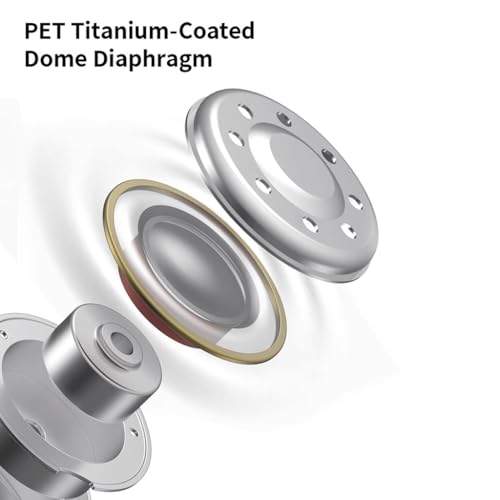 Image of TANCHJIM Bunny in-Ear Monitor with mic Earphone, Dual-Chamber Dynamic Driver HiFi Earphone Clear Sound & Deep Bass, Oxygen-Free Copper Cable with HD Microphone for Gamers and Audio Enthusiast