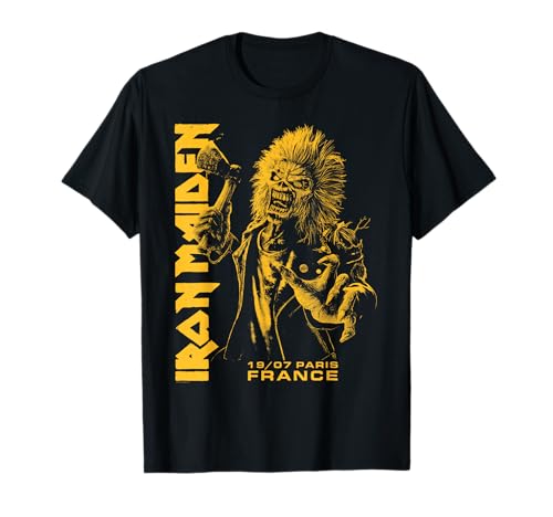 Iron Maiden Run for Your Lives Tour Paris T-Shirt