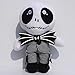 siqiwl Peluches Le Cauchemar Avant Noël Jack Skellington Peluche Halloween Crâne Doux en Peluche Poupées Grand Cadeau