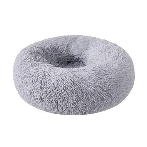 Panier pour chien ultra moelleux en peluche douce litière ronde