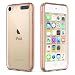 ULAK iPod Touch 6 Case, iPod Touch 7 Case, Clear Slim Hybrid Clear Bumper TPU/Scratch Resistant Hard PC Back Cover/Corner Shock Absorption Case for Apple iPod Touch 5 6th 7th Gen, Rose Gold