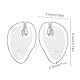 FUIPVGI 4 Paar Silikon Gel String Sandalen Kissen Pad für Flip Anti-Verschleiß Zehenschutz Anti-Rutsch Flip Flops Gel Zehen Protektion Kissen Zehenschutzkissen Damen Herren