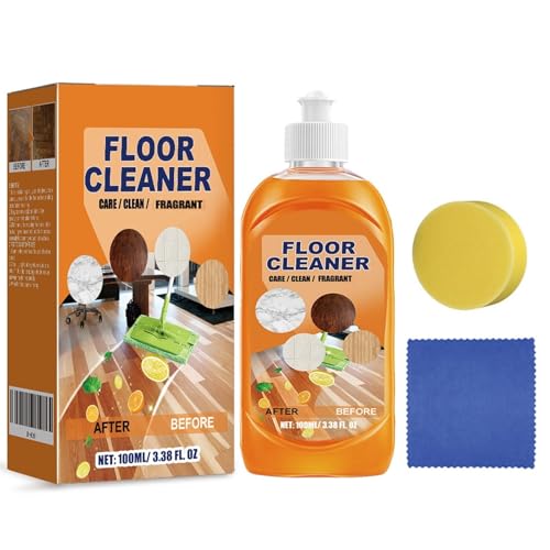 Life Sunny - Limpiador de suelos de madera, potente líquido limpiador de suelos de descontaminación, limpiador de suelos para madera, azulejos, laminado, bambú, sin enjuague (1 unidad)