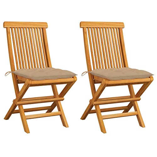 YNGBHFNOP Patio Chair Set of 2, Outdoor Folding Chairs with