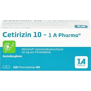 Cetirizin 10-1A Pharma Filmtabletten 100 St