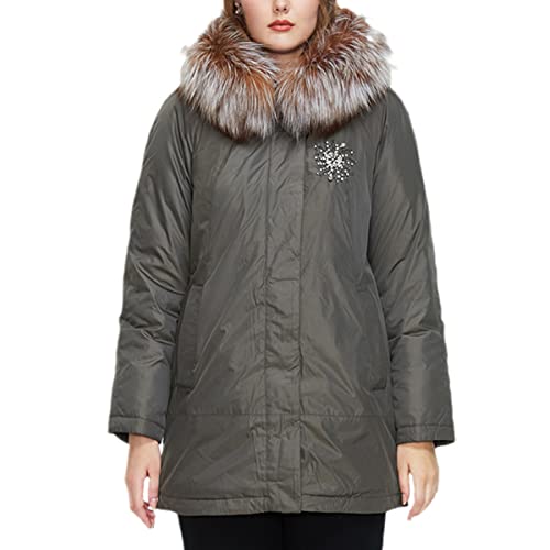Veste d'hiver pour femmes parka manteau long matelassé vêtements chauds