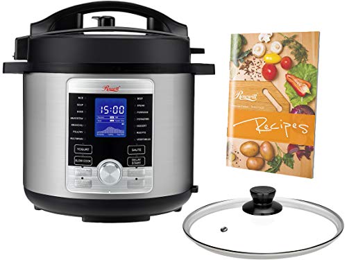 Rosewill RHPC-19001 6-QT Pressure Cooker 10-in-1 Programmable Instapot Multicooker, Slow Cooker, Rice, Yogurt, Cake, Eggs, SautÃ©, Vegetable Steamer, Warmer, Sterilizer w/ 17 Cooking Presets