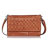 PRAKTISCH – Kleine Dinge & Wertsachen sicher verwahrt: Das Damen Portemonnaie hat ein großes Münzfach, 9 Kartenfächer & 2 Reißverschluss-Innentaschen. Zusätzlich RFID geschützt gegen unbemerkten Kartendiebstahl.