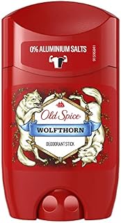 Old Spice Wolfthorn dezodorant w sztyfcie dla mężczyzn (50 ml), dla mężczyzn, świeżość 48 godzin, 0% soli aluminium, bez białych pozostałości i żółtych plam
