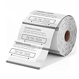 Transparence cristalline et taille parfaite : ces 5 cm (environ Les étiquettes thermiques rondes de 50 mm offrent une surface hautement transparente qui s'intègre parfaitement dans l'emballage de votre produit. Idéal pour les logos, les autocollants de marque ou comme fermeture élégante pour les enveloppes et les boîtes cadeaux, donnez à vos produits un aspect professionnel et de haute qualité « sans label »