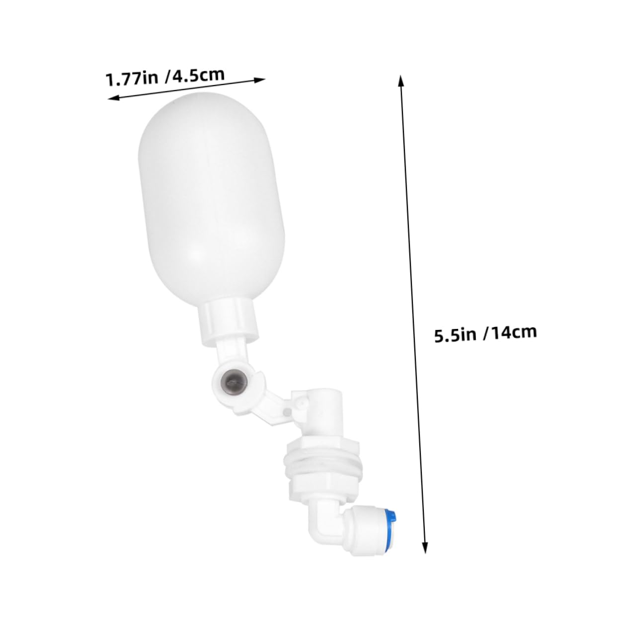 Balacoo 2pcs Garden Hose Float Valve Automatic Water Level Controller Water Tank Float Valve Tube Water Float Valve Water Level Float Valve