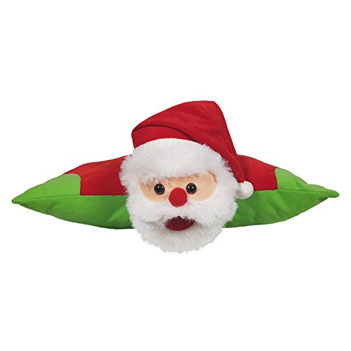 Image of Ultra 16 inch Christmas Santa Fully Stuffed Premium Soft Folding Cushion Pillow for Kids in Red | Snuggling and Playtime | Animal Toy | Birthday Gift | Anniversary | Christmas | Diwali | Home Decor