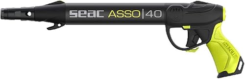 Miniatura 3 de Seac Asso SR, Fusil submarino neumático con regulador, mango de goma antiestrés. Hecho en Italia