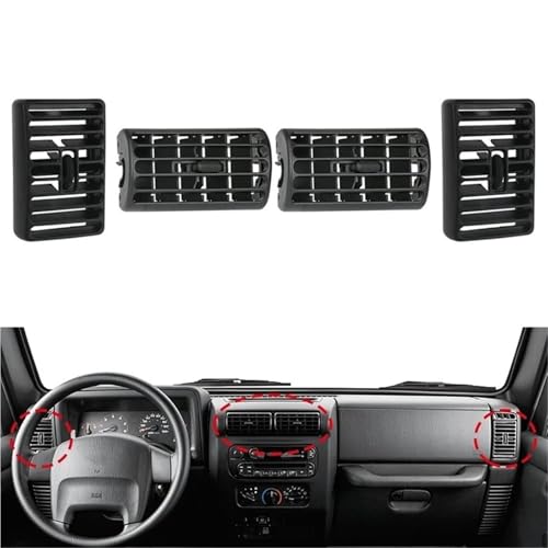 Grille d'aération climatisation centrale Jeep Cherokee XJ 1997-2001