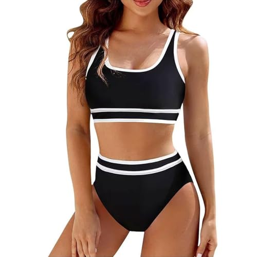 Mayoii 2-teiliger Badeanzug für Damen, Bikini-Set, hohe Taille,...