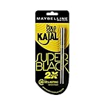 Maybelline New York New The Colossal Kajal - Super Black (2X Blacker) Waterproof 16Hours Intense Pencil
