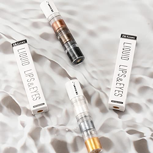 Miaritick 6 Colors Liquid Eyeshadow Set, Smoky Makeup Eyeshadow, Metallic Eyeshadow Glitter Gel, Waterproof Smokey Makeup Kit, Multi Purpose Shimmer Glitter For Lip Gloss And Nail Art #TOP5