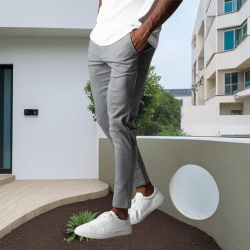 Bizgent Chinos,Active Chinos Pants Men,Elasticity Slim Fit Chinos Pants for Men,Mens Dress Pants Slim Fit2