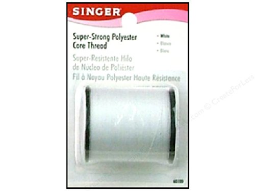 Singer 60100 150 Yards White All Purpose Polyester Thread