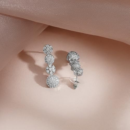 Image of Rubans Necklace Set American Diamond and Zirconia Statement Jewellery Gift for Women & Girls