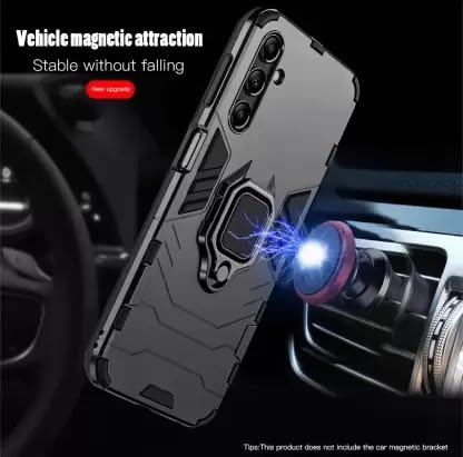 Image of SPAZY CASE Samsung Galaxy A35 5G Back Cover | Dual Layer Armor Defender Full Body Protective + PC Hybrid Kickstand Back Case for Samsung Galaxy A35 5G