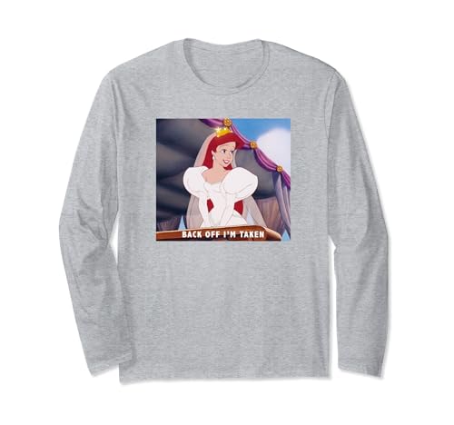 T-shirt Ariel Petite Sirène Disney à manches longues motif mariage pour femme