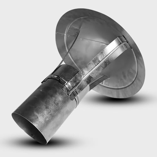 Cubierta de tubo de chimenea para proteger el tejado de la estufa 4