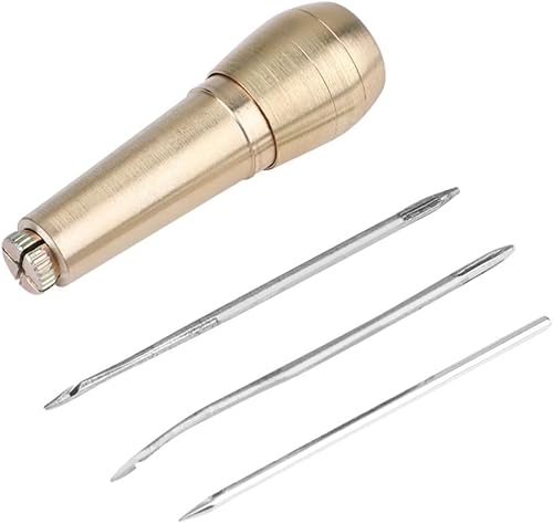 Juego de herramientas manuales profesionales para costura y reparación de cuero, herramientas de punzón para coser y trabajar la piel, kit completo
