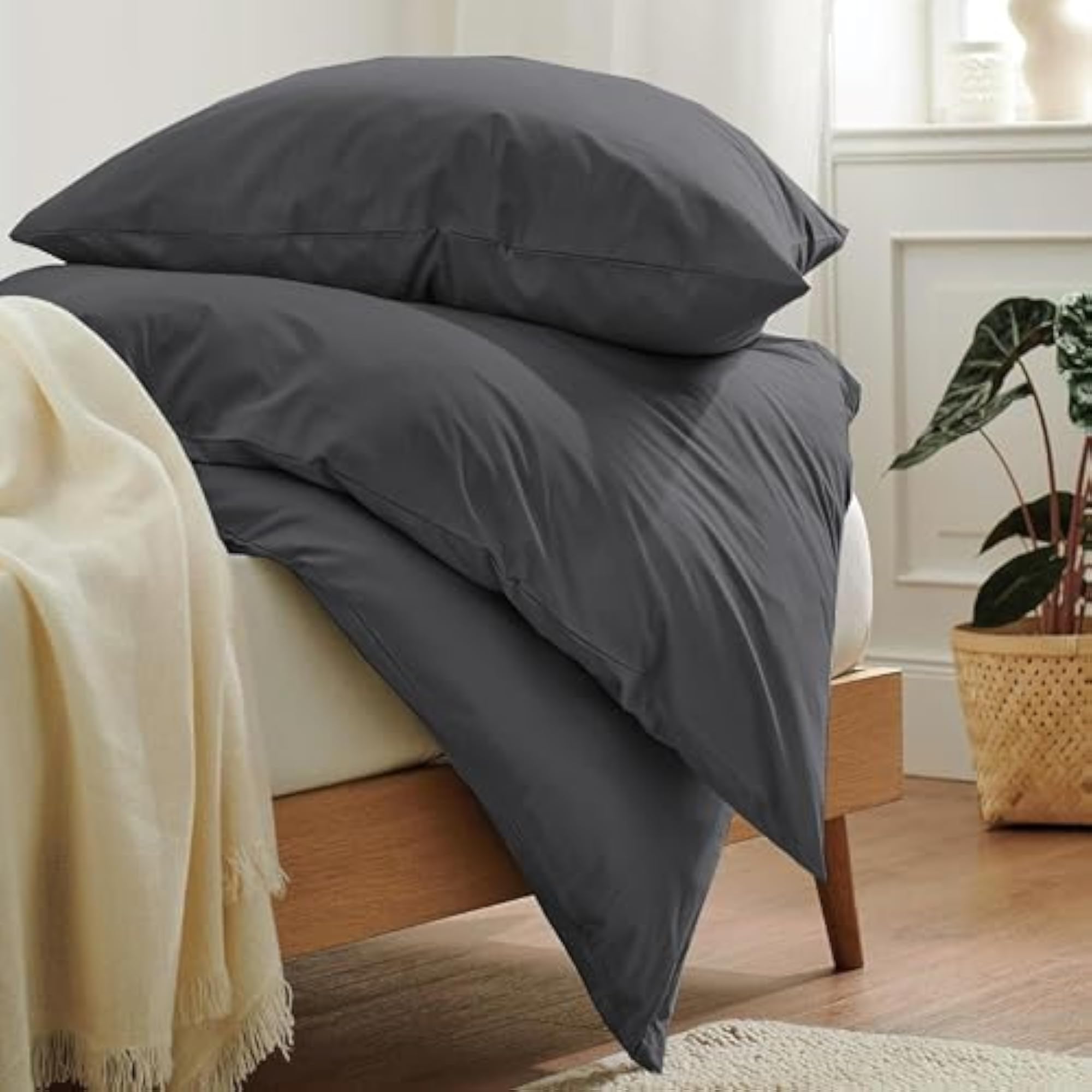 Double Duvet Cover Sets - Soft Brushed Microfiber Bedding