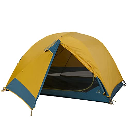 Image of Kelty Far Out Backpacking Tent + Tent Footprint Package, Backpacking Starter Kit and Camping Shelter, Stuff Sack Included