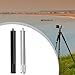 Aluminum 1/4Inch Threaded Extension Rod for Tripod Monopod and Camera Phone Camping Lamp Bracket 4.53in Tablet Stand Extension