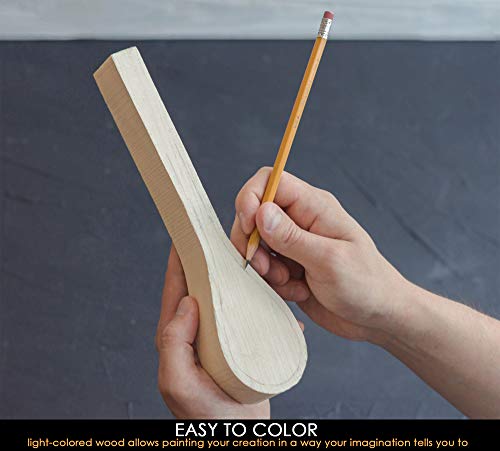 BeaverCraft Spoon Carving Blank BB1 Unfinished Wood for Whittling Tools Spoon Carving Kit - Wood Carving Blocks Basswood for Crafts - Image 4