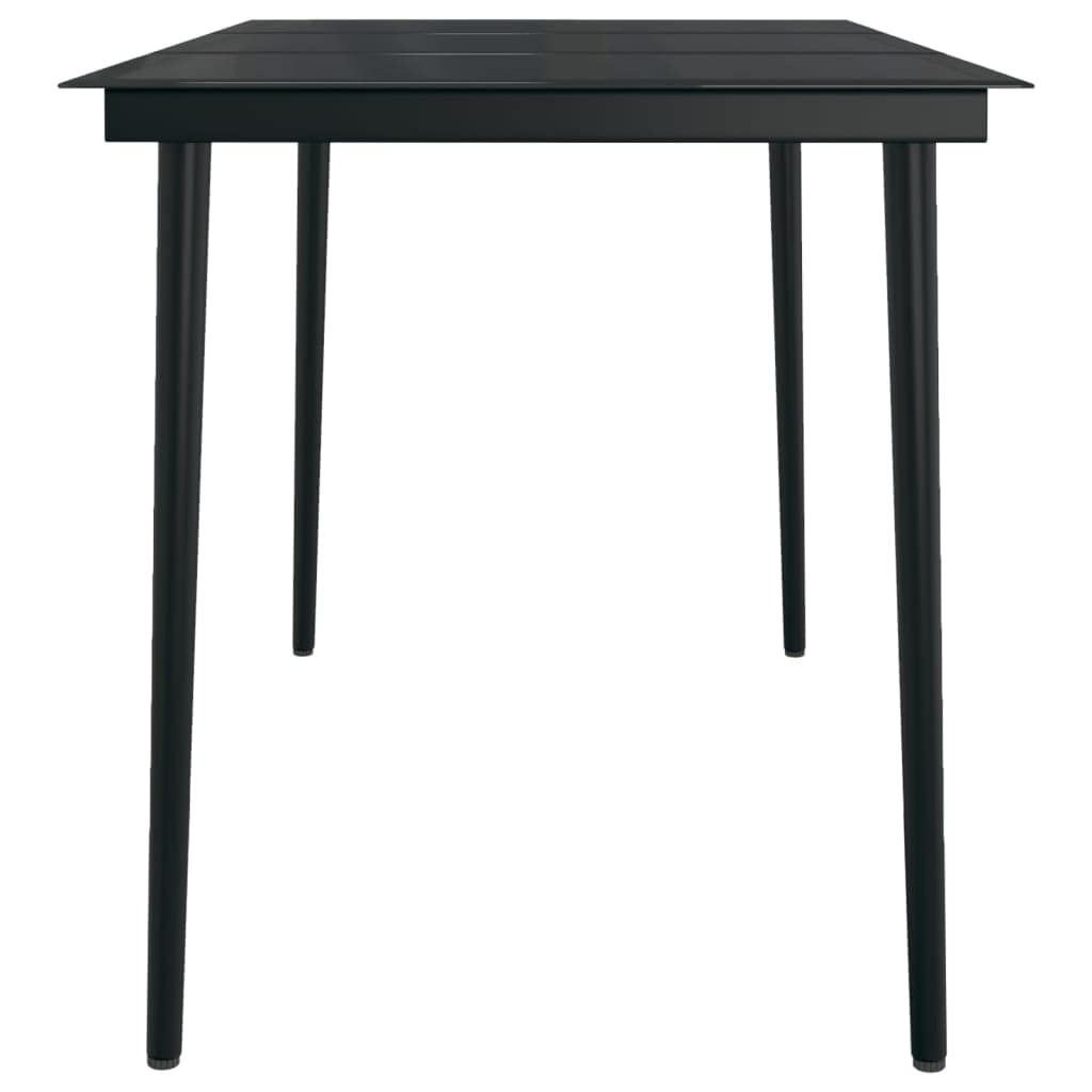 Juego de muebles de jardín con cojines grises, mesa de comedor para exteriores para patio y jardín, juego de muebles de jardín con cojines de fácil cuidado y sillas ajustables