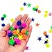 ACKLLR 72Pcs Colorful Bike Spoke Beads for Kids - Wheel Decorations with Star & Round Shapes | Easy Clip-On Installation for Most Bicycles | Fun Bicycle Accessories Gift for Boys & Girls