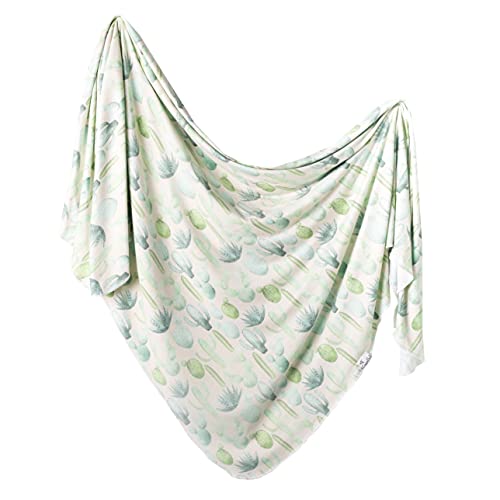 Image of Copper Pearl Large Premium Knit Baby Swaddle Receiving Blanket Desert