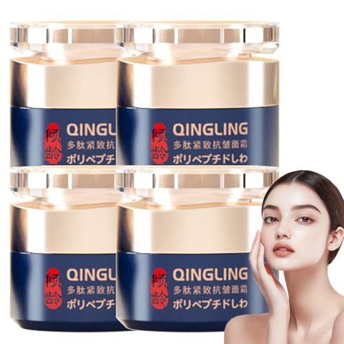 Qingling, crema per la rimozione delle rughe, polipeptide rassodante anti rughe, niacinamide schiarente, rassodante e idratante (4)