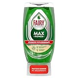 Fairy Max Power Handgeschirrspülmittel, einfache und mühelose Reinigung, selbst bei den fettigsten Töpfen und Pfannen, 370ml