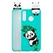 Produktbild HongYong Kompatibel mit Huawei P30 Lite Hülle Silikon Einhorn Muster Huawei P30 Lite Hüllen Handyhülle Ultra Dünn Gummi Lustig Kreativ Cover Bumper Kratzfest Case Mädchen Damen
