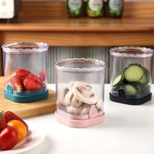 Cortadora y picadora de frutas 2 en 1 de acero inoxidable miniatura 5