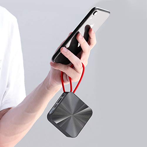 Konfulon Portable Charger 10000Mah Power Bank, Iphone Charger,Ultra Compact Backup Battery With Built In Cable Compatible With Iphone 11/Xs/Xr/X/8/8P/7/6/6S #TOP6