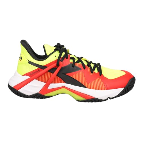 Image of Diadora Mens B.Icon 2 Ag Tennis Sneakers Shoes - Red, Yellow