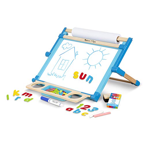 Caballete de madera Melissa & Doug con acabados naturales y diseño de sobremesa 2