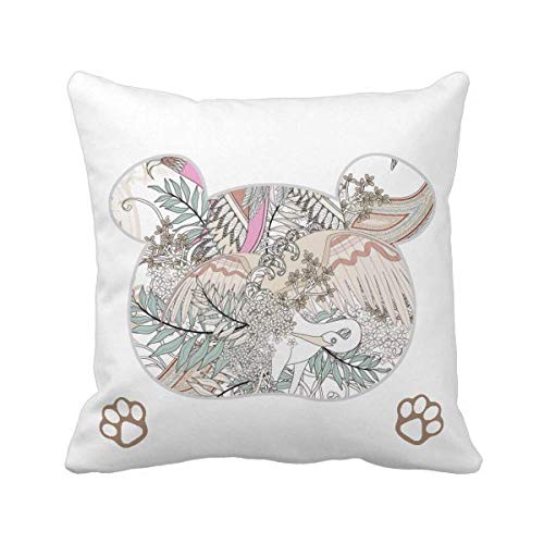 Housse de coussin Ukiyo-e fleurs et oiseaux pour décorer un canapé de salon cosy - 2