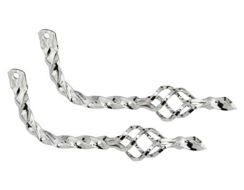 Alta Bicycle Cage Muffler Tailpipe Chrome, Multiple Styles (Twisted with Cage)