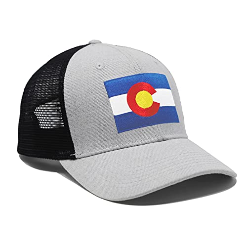 Image of International Tie State Hat for Men and Women, Adjustable Snapback Trucker Baseball Cap with Embroidered Patch